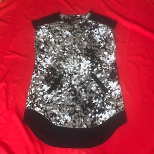 Black and White Mossimo Tunic Dress